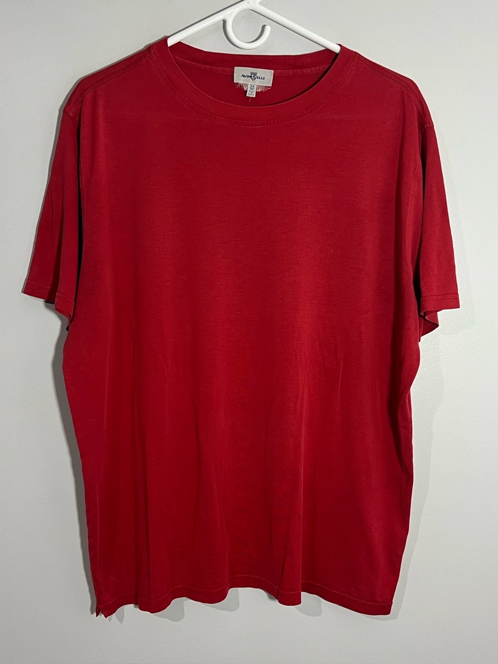 Avon Celli Italy Red Short Sleeve T-Shirt Mens Size 54